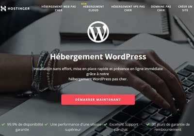 hébèrgement WordPress hostinger